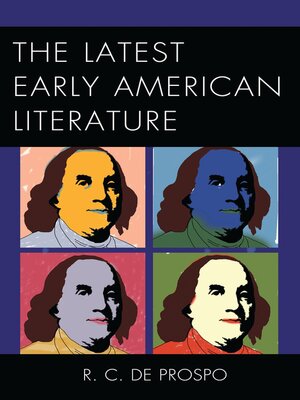 cover image of The Latest Early American Literature